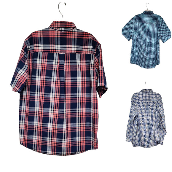 CHAPS EASY CARE TWILL  BUTTON DOWN LONG SLEEVE SHIRT SIZE XLT - Picture 2 of 12